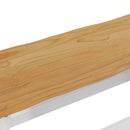 VidaXL Étkező pad EKAI Fehér 91,5 x 29 x 45,5 cm Tömör Fenyőfa