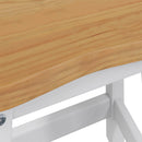 VidaXL Bárszék EKAI 2 pcs Fehér 40 x 29 x 45,5 cm Tömör Fenyőfa