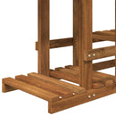 vidaXL Növényállvány Természetes 93,5 x 25 x 91,5 cm Tömör Akácfa