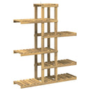 vidaXL Növényállvány Fehér 93 x 25 x 114,5 cm Tömör Akácfa