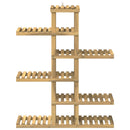 vidaXL Növényállvány Fehér 93 x 25 x 114,5 cm Tömör Akácfa