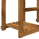 vidaXL Növényállvány Természetes 85 x 30 x 114,5 cm Tömör Akácfa