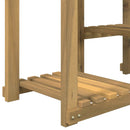 vidaXL Növényállvány Fehér 85 x 30 x 114,5 cm Tömör Akácfa