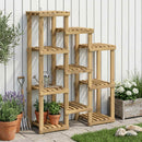 vidaXL Növényállvány Fehér 85 x 30 x 114,5 cm Tömör Akácfa