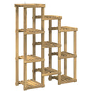 vidaXL Növényállvány Fehér 85 x 30 x 114,5 cm Tömör Akácfa