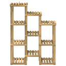 vidaXL Növényállvány Fehér 85 x 30 x 114,5 cm Tömör Akácfa