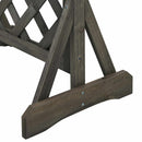 vidaXL Függőleges kertialátét Szürke 48 x 30 x 70,5 cm Szilárd fenyőfa