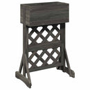 vidaXL Függőleges kertialátét Szürke 48 x 30 x 70,5 cm Szilárd fenyőfa