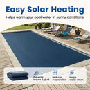 vidaXL Napenergia Medence Fedél 1000 x 500 cm 110 μm Négyzet PE