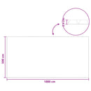 vidaXL Napelemes Medencetakaró Kiváló Minőség 1000 x 500 cm 200 μm