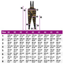 vidaXL Mellkas waders csizmával PVC Bevonatú Poliészter Méret 38