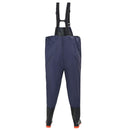 vidaXL Mellkas waders csizmával PVC Bevonatú Poliészter Méret 42 Kék