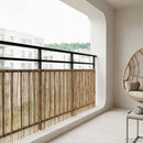 vidaXL Kerti Kerítés Karbonizált 500 x 90 cm Nád