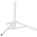 vidaXL Ernyő állvány Fehér Acél for 25-32 mm Pole