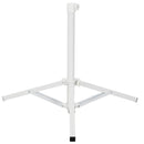vidaXL Ernyő állvány Fehér Acél for 25-32 mm Pole