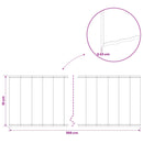vidaxl Fűszegélyezés 5 m x 10 cm Horganyzott Acél Ezüst