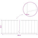 vidaxl Fűszegélyezés 5 m x 20 cm Horganyzott Acél Ezüst