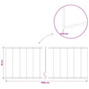 vidaxl Fűszegélyezés 10 m x 10 cm Horganyzott Acél Ezüst