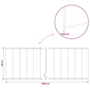 vidaxl Fűszegélyezés 10 m x 30 cm Horganyzott Acél Ezüst