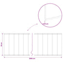 vidaxl Fűszegélyezés 20 m x 10 cm Horganyzott Acél Ezüst