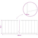 vidaxl Fűszegélyezés 20 m x 15 cm Horganyzott Acél Ezüst