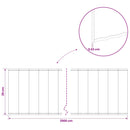 vidaxl Fűszegélyezés 20 m x 25 cm Horganyzott Acél Ezüst