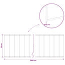 vidaxl Fűszegélyezés 20 m x 30 cm Horganyzott Acél Ezüst
