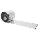 vidaxl Fűszegélyezés 5 m x 30 cm Horganyzott Acél Ezüst