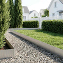 vidaxl Fűszegélyezés 10 m x 30 cm Horganyzott Acél Ezüst