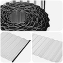 vidaxl Fűszegélyezés 20 m x 15 cm Horganyzott Acél Ezüst