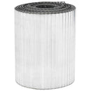 vidaxl Fűszegélyezés 5 m x 15 cm Horganyzott Acél Ezüst