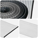 vidaxl Fűszegélyezés 5 m x 20 cm Horganyzott Acél Ezüst