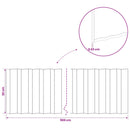 vidaxl Fűszegélyezés 5 m x 20 cm Horganyzott Acél Ezüst