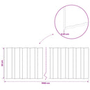 vidaxl Fűszegélyezés 10 m x 20 cm Horganyzott Acél Ezüst