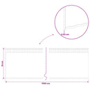 vidaxl Fűszegélyezés 10 m x 15 cm Horganyzott Acél Ezüst