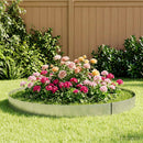 vidaxl Fűszegélyezés 10 m x 25 cm Horganyzott Acél Ezüst