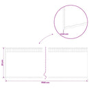 vidaxl Fűszegélyezés 10 m x 25 cm Horganyzott Acél Ezüst