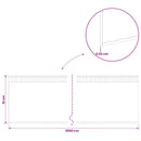 vidaxl Fűszegélyezés 20 m x 15 cm Horganyzott Acél Ezüst