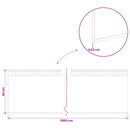 vidaxl Fűszegélyezés 20 m x 20 cm Horganyzott Acél Ezüst