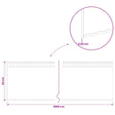 vidaxl Fűszegélyezés 20 m x 30 cm Horganyzott Acél Ezüst