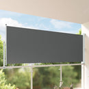 vidaXL Oldali árnyékoló Antracitszürke 300 x 160 cm