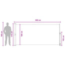 vidaXL Húzható oldalsó napernyő Bézs 300 x 170 cm Poliészter
