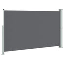 vidaXL Húzható oldalsó napernyő Antracitszürke 300 x 180 cm Poliészter