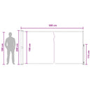 vidaXL Húzható oldalsó napernyő 200 x 500 cm