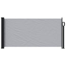 vidaXL Húzható oldalsó napernyő Szürke 300 x 100 cm Poliészter