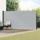 vidaXL Húzható oldalsó napernyő Szürke 300 x 200 cm Poliészter