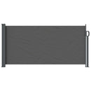 vidaXL Húzható oldalsó napernyő Antracitszürke 300 x 100 cm Poliészter