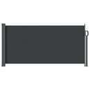 vidaXL Húzható oldalsó napernyő Fekete 300 x 100 cm Poliészter