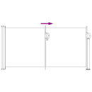 vidaXL Húzható oldalsó napernyő 300 x 100 cm Poliészter Négyszögletes