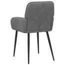 vidaXL Étkező Székek 6 pcs Bársony Sötétszürke 57 x 50 x 85 cm